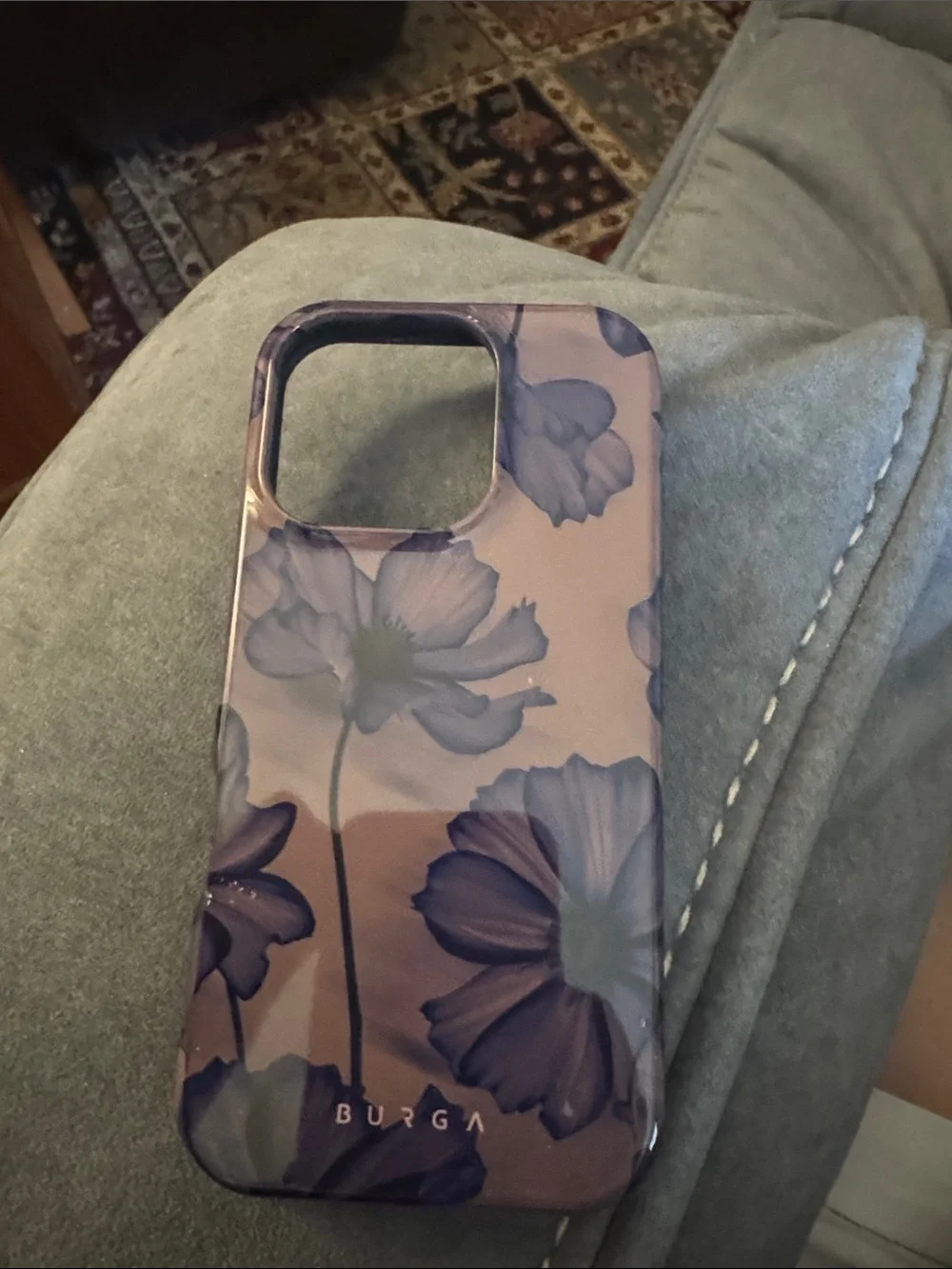 Burga Purple Floral Phone Case - Purple